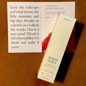 Vitruvi Warm Linen Air Freshening Spray